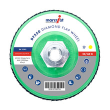 Marcrist 2352.0115.22-M14 DF550 115mm 22mm M14 Diamond Flap Disc 50-60 Grit