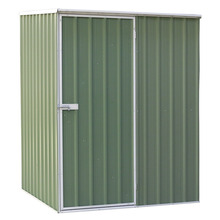 Sealey Dellonda Galvanized Steel Storage Shed with Pent Style Roof 151 x 151 x 200cm - Green