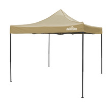 Sealey DG130 Dellonda Premium 3 x 3m Pop-Up Gazebo, PVC Coated, Water-Resistant Fabric, Supplied with Carry Bag, Rope, Stakes & Weight Bags - Beige Canopy