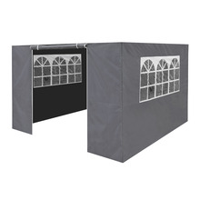 Sealey DG145 Dellonda Premium Side Walls/Doors/Windows for Gazebo/Marquee, Fits 2 x 2m Models - Grey