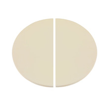 Sealey DG185 Dellonda Half-Moon Ceramic Heat Deflector Plates for Kamado BBQs 15