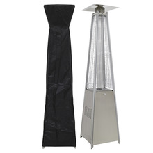 Sealey DG225 Dellonda Pyramid Gas Patio Heater 13kW for Commercial & Domestic Use, Stainless Steel, Supplied with Cover