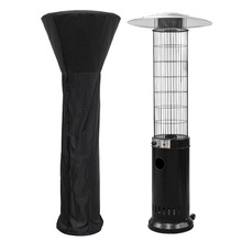 Sealey DG226 Dellonda Gas Patio Heater 13kW for Commercial & Domestic Use, Black, Supplied with Water-Resistant Cover