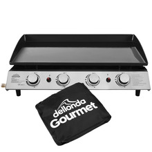 Sealey DG234 Dellonda 4 Burner Portable Gas Plancha & Cover
