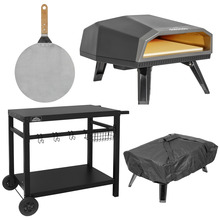 Sealey DG262 Dellonda Gas Pizza Oven with Water-Resistant Cover/Carry Bag, 12