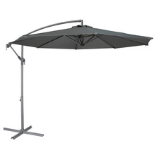 Sealey DG264 Dellonda Banana Parasol with Cover 3m - Grey