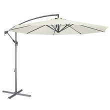 Sealey DG265 Dellonda Banana Parasol with Cover 3m - Cream