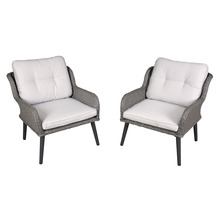 Sealey Dellonda Buxton Rattan Wicker Outdoor Chair Set 2pc
