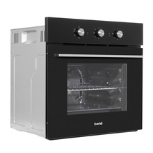 Baridi Built-In 5-Function Fan Assisted Oven with Timer 60cm, 55L Capacity - Black