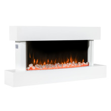Baridi Wall Mounting Electric Fireplace with LED Flame Effect 46