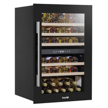 Baridi 57 Bottle Dual Zone Wine Fridge & Cooler 60cm