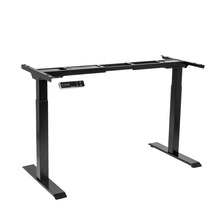 Dellonda Dual Motor Ultra-Quiet Desk Frame with Digital Controls 100kg Capacity - Black