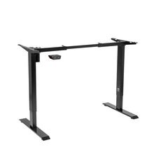 Sealey DH17 Dellonda Single Motor Ultra-Quiet Adjustable-Height Desk Frame 70kg Capacity - Black