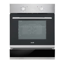 Sealey DH233 Baridi Integrated Fan-Assisted Electric Oven 60cm 55L Capacity with Warming Drawer - Black/Stainless Steel