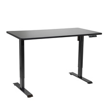 Sealey Dellonda Black Electric Height Adjustable Standing Desk with Memory, Quiet, 1400x700mm