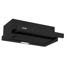Sealey DH287 Baridi Telescopic Cooker Hood with Aluminium Filters 60cm - Black