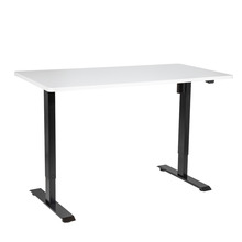 Sealey Dellonda Single Motor Ultra-Quiet Adjustable-Height Electric Sit/Stand Desk - White Desktop