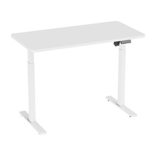 Sealey DH56 Dellonda Single Motor Ultra-Quiet Adjustable-Height Electric Sit/Stand Desk - White Desktop