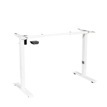 Sealey DH64 Dellonda Single Motor Ultra-Quiet Adjustable-Height Desk Frame 70kg Capacity - White
