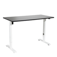 Sealey DH69 Dellonda Single Motor Ultra-Quiet Adjustable-Height Electric Sit/Stand Desk - Black Desktop