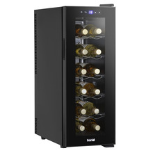 Baridi 12 Bottle Wine Fridge & Cooler - Black