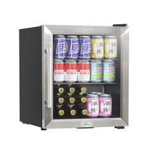 Sealey DH75 Baridi Mini Tabletop Beer & Drinks Fridge 50L Capacity - Stainless Steel