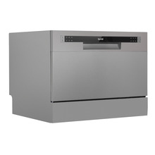 Baridi Tabletop Dishwasher 6 Place Settings 6.5L Capacity - Silver