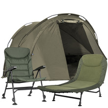 Sealey DL143 Dellonda Two-Person Bivvy Tent, Reclining Chair & Bedchair Set