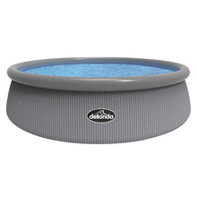 Sealey DL18 Dellonda Paddling/Swimming Pool & Pump 15ft - Gray Rattan Effect
