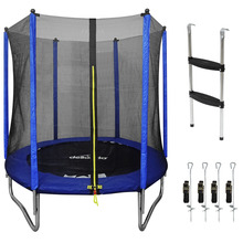 Sealey DL92 Dellonda Heavy-Duty Outdoor Trampoline with Safety Enclosure Net, Anchors & Ladder 6ft