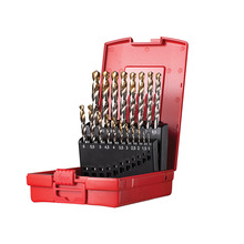 Dormer DORA095201 A095 Set 201 A002 HSS TiN Coated Jobber Drill Set of 19 1.0-10.0 x 0.5mm