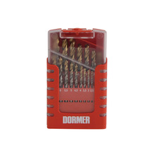 Dormer DORA095COMP A095 Compact Set HSS TiN Drill Set of 19 1.0-10 x 0.5mm