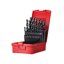 Dormer DORSET204 A190 No.204 Metric HSS Drill Set of 25 1.0-13.0 x 0.5mm