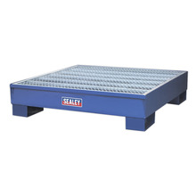 Steel Barrel Bund/Spill Pallet 1200 x 1200 x 275mm