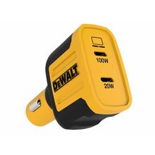 DEWALT DWT1410484 Telecoms 2-Port PPS PD Car Charger 120W