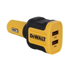 DEWALT DWT1419008 Telecoms 2-Port Mobile USB Charger 24W