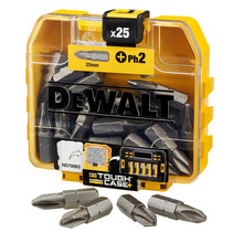 DeWalt DT71522-QZ 25mm PH2 Standard Tic Tac Philips Bits 25pc
