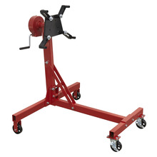 Folding 360 Rotating Engine Stand with Geared Handle Drive 450kg Capacity