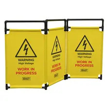 Sealey EV20 Folding Safety Barrier for Hybrid/Electric Vehicles