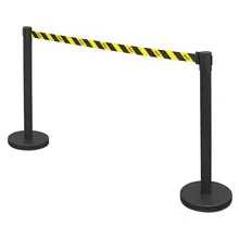 Sealey EV23 Retractable Safety Belt Barrier Post - Set of 2