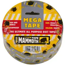 Everbuild MEGA ALL PURPOSE Tape Silver 50mm - 483329