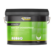 Everbuild 487068 SUPER PLUS 701 Non Slip Tile Adhesive 14kg