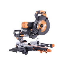 Evolution EVLR255SMDBL R255SMS-DB+ Multi-Material Sliding Mitre Saw 255mm 1600W 110V