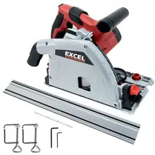 Excel 11570 165mm Plunge Saw 1200W/240V with Guide Rail Set