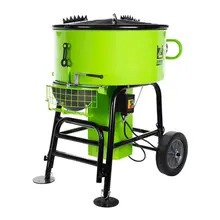 Zipper ZWM 120  Forced Action Pan Mixer 120L 1100W Concrete Resin Screed 240v