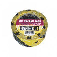Everbuild Hazard Tape 50 mm x 33 m - Black/Yellow - 488639