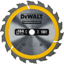 DeWalt Circ Saw Blade 184x16mm 18T (AC)