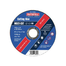 Multi-Purpose Cutting Disc 115 x 1.0 x 22.23mm (Pack 10)