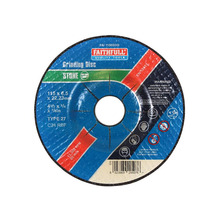 Faithfull Depressed Centre Stone Grinding Disc 115 x 6 x 22.23mm
