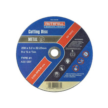 Faithfull FAI2303M Metal Cut Off Disc 230 x 3.2 x 22.23mm